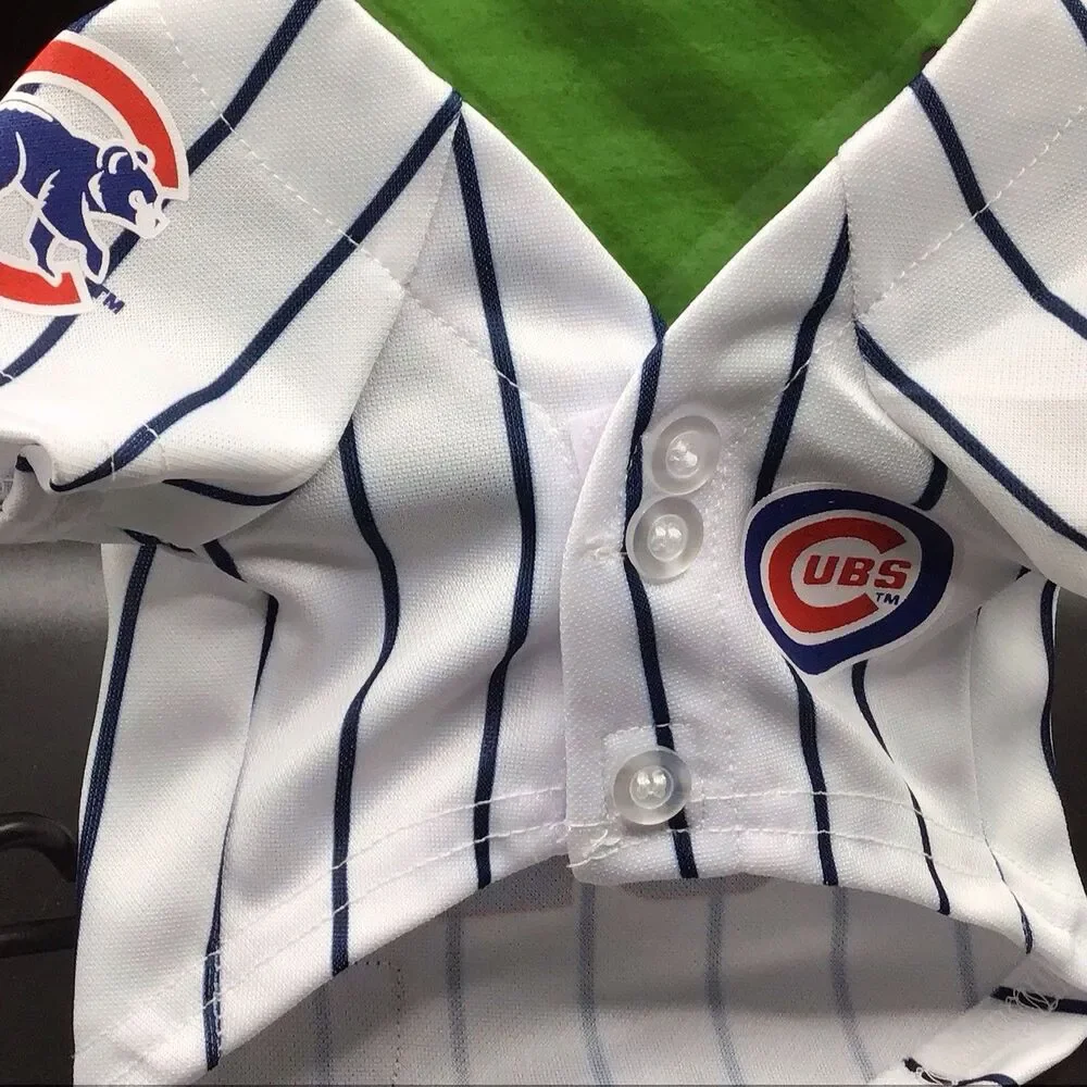MLB Jersey for Dogs & Cats Chicago Cubs Dog Jersey Shirt Small Pets First New